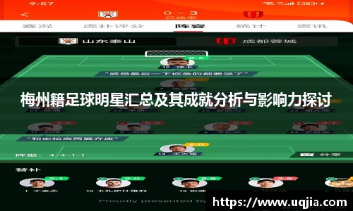 梅州籍足球明星汇总及其成就分析与影响力探讨
